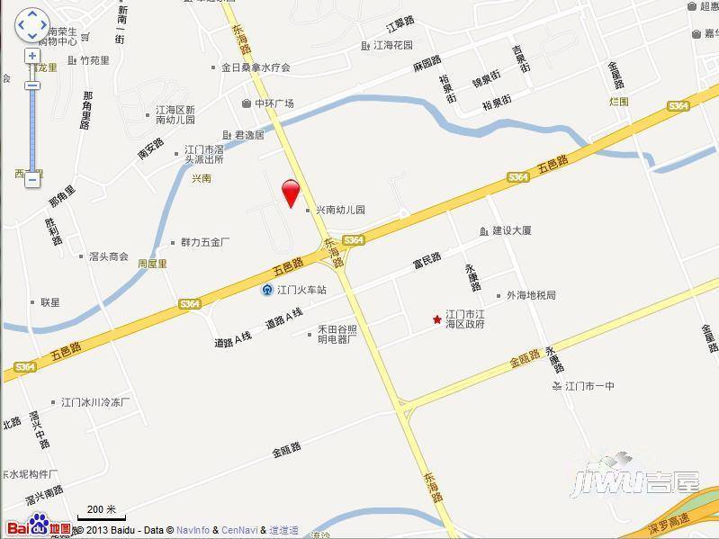 兴南小区位置交通图1