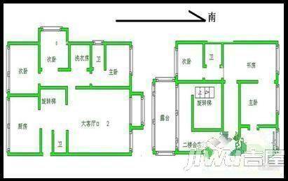 新第里4室2厅3卫户型图