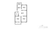 江滨新村3室2厅1卫户型图