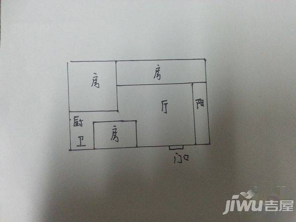 炮台新村2室1厅1卫户型图