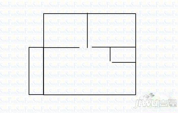 新泰和广场2室1厅1卫户型图