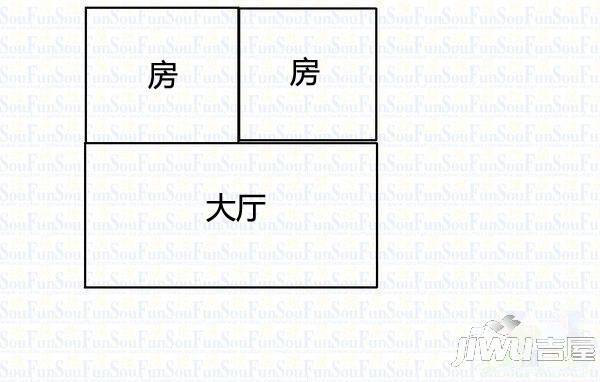 新泰和广场2室1厅1卫户型图