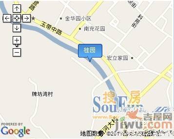 桂花园小区位置交通图图片