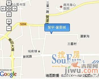 紫宇富景城位置交通图图片