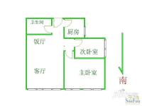 宇王花园2室1厅1卫户型图