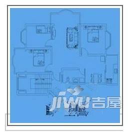 海翔花园3室2厅1卫户型图