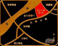 黄河小镇横城位置交通图图片