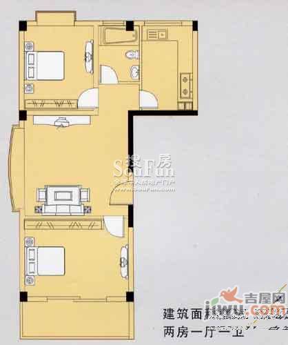 嘉屋苑2室2厅1卫100.6㎡户型图