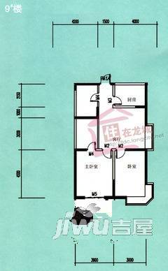 交警支队家属院0室2厅1卫户型图