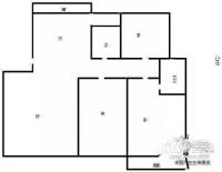 聚和公寓3室2厅2卫户型图