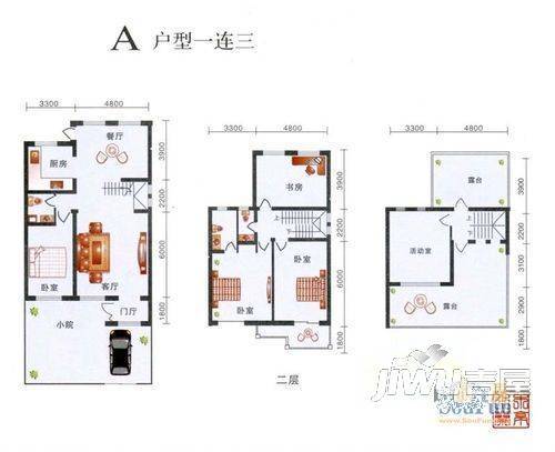 榕安苑2室1厅1卫户型图