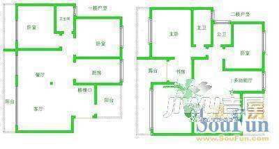 尚勇小区2室2厅1卫户型图