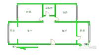 塞上名居2室2厅1卫90㎡户型图