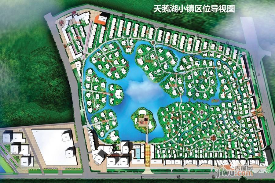 天鹅湖小镇东区规划图