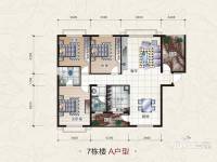 熙园壹號3室2厅2卫139.4㎡户型图