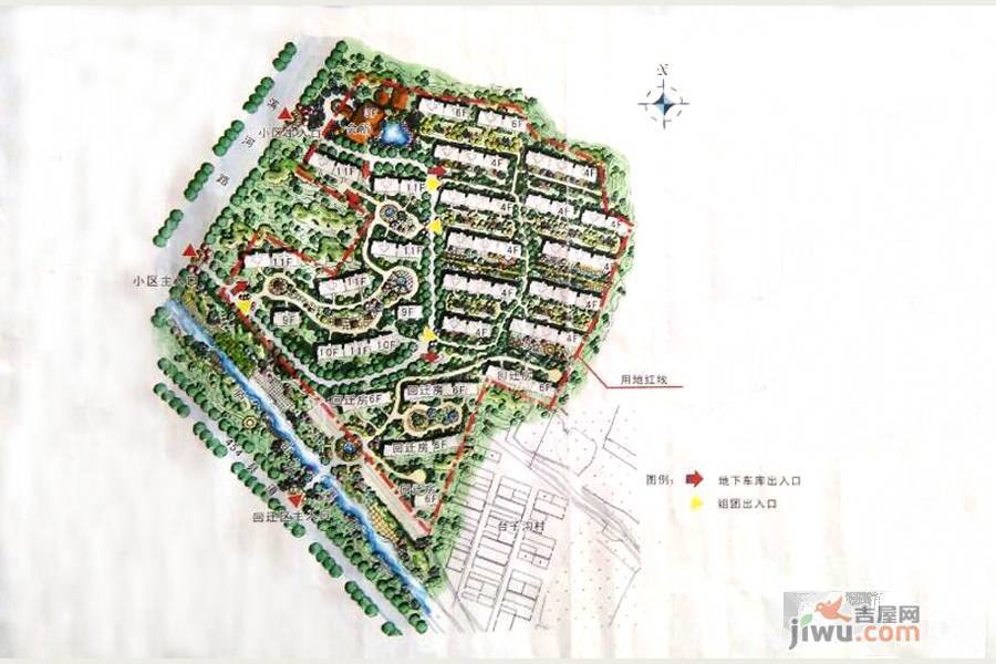 明湖小镇规划图