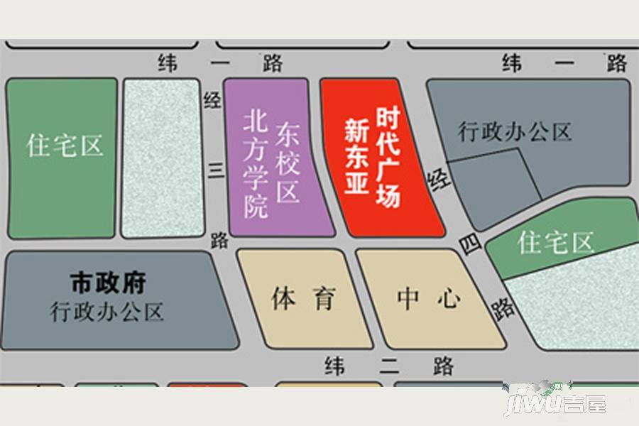 新东亚时代广场规划图