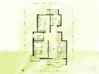 翠林漫步2室2厅1卫89㎡户型图