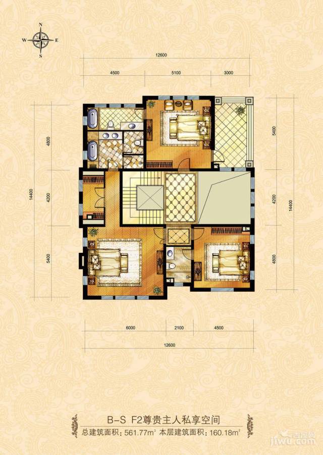 中海尚湖世家普通住宅560㎡户型图