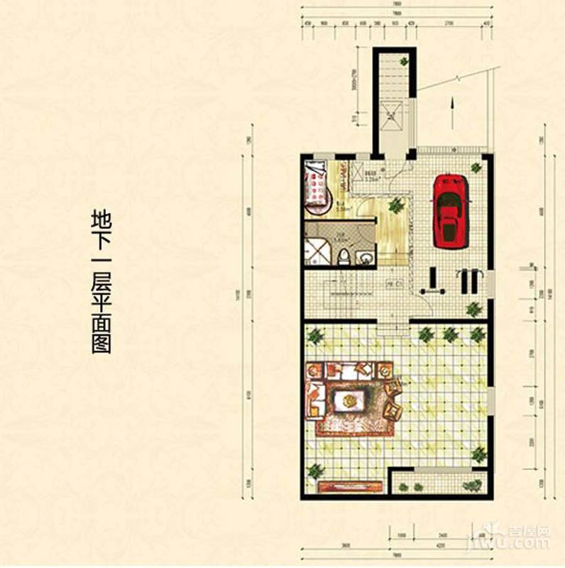 世佳别墅4室4厅4卫387.9㎡户型图