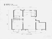 玺萌公馆3室2厅2卫147㎡户型图