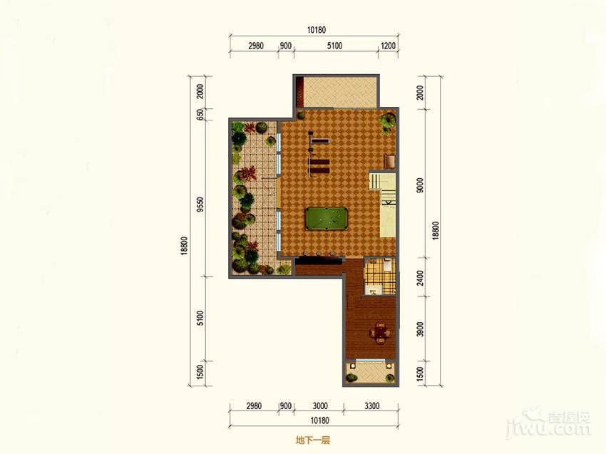 融创长滩壹号普通住宅312㎡户型图