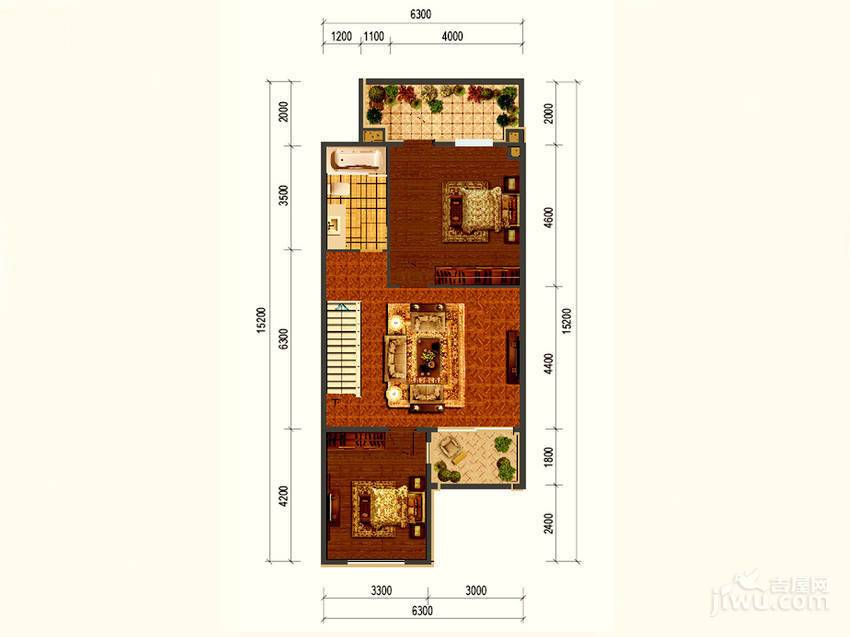 融创长滩壹号普通住宅184㎡户型图