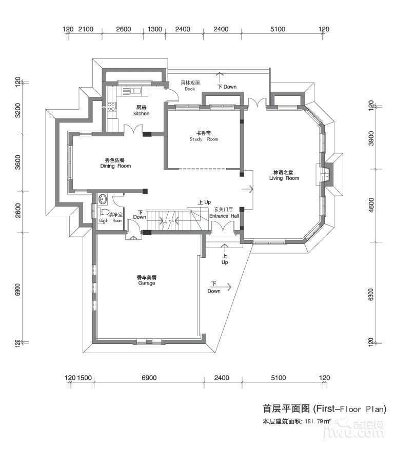 东君府MOMA6室5厅7卫500㎡户型图