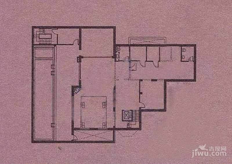 丽宫5室5厅6卫240㎡户型图