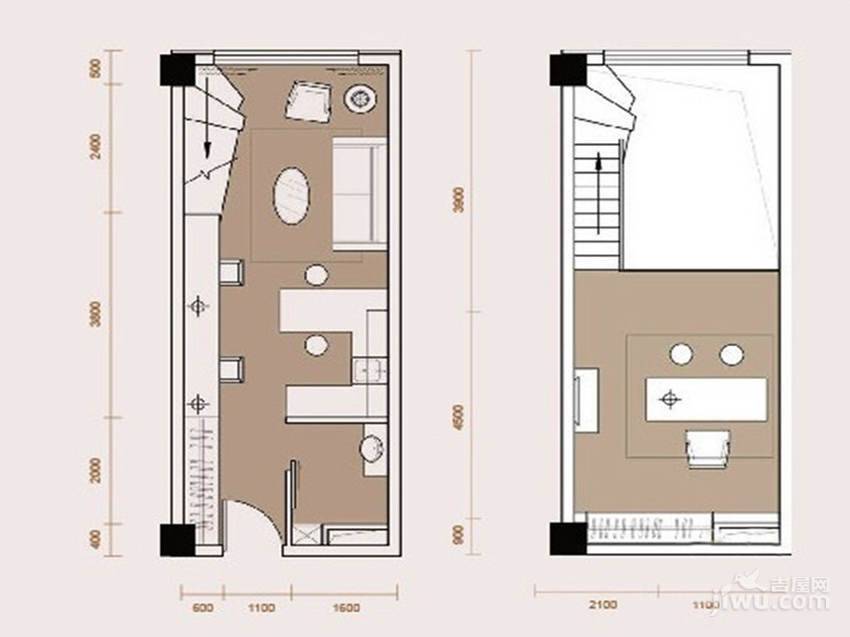 炫立方普通住宅70㎡户型图