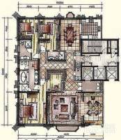 钓鱼台7号院3室2厅4卫347㎡户型图