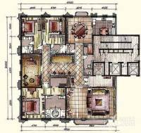 钓鱼台7号院4室2厅4卫411㎡户型图