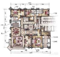 钓鱼台7号院5室3厅4卫480㎡户型图