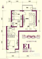 燕京航城2室1厅1卫78㎡户型图