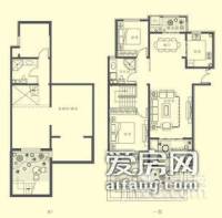 世嘉光织谷2室2厅1卫108㎡户型图