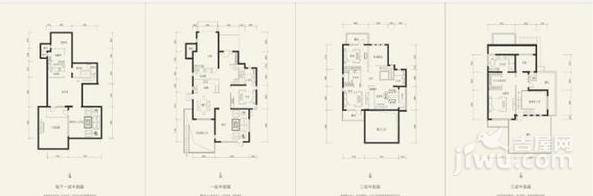 富力湾半岛别墅6室3厅5卫430㎡户型图