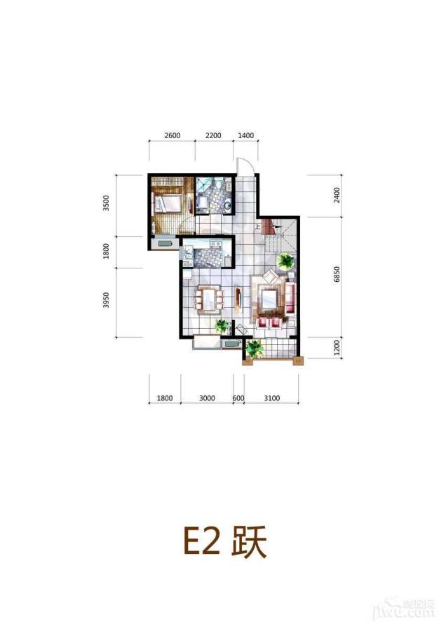 孔雀大卫城3室2厅2卫145㎡户型图