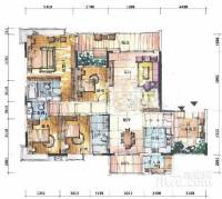 南山公馆三期上院5室2厅2卫200.6㎡户型图