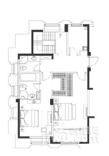 绿城玉兰花园臻园普通住宅217㎡户型图