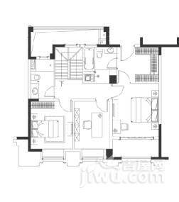 绿城玉兰花园臻园普通住宅184㎡户型图