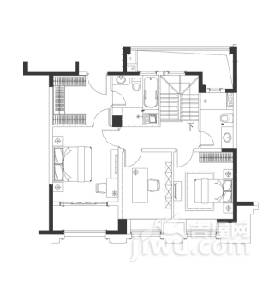 绿城玉兰花园臻园普通住宅184㎡户型图