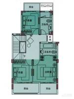 汇锦城4室2厅3卫180㎡户型图