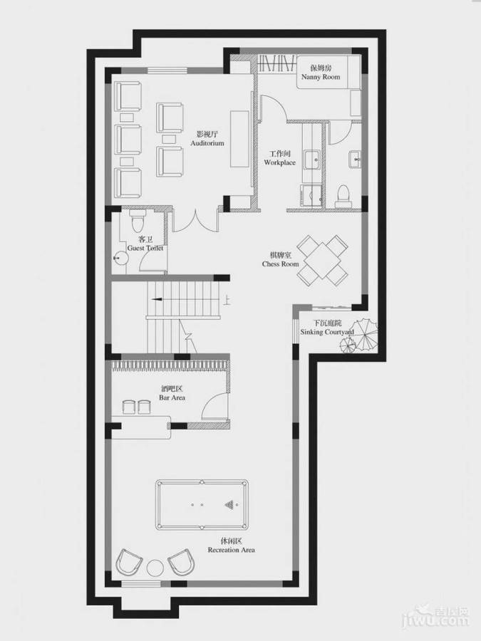 六十四阶别墅4室2厅5卫355.8㎡户型图