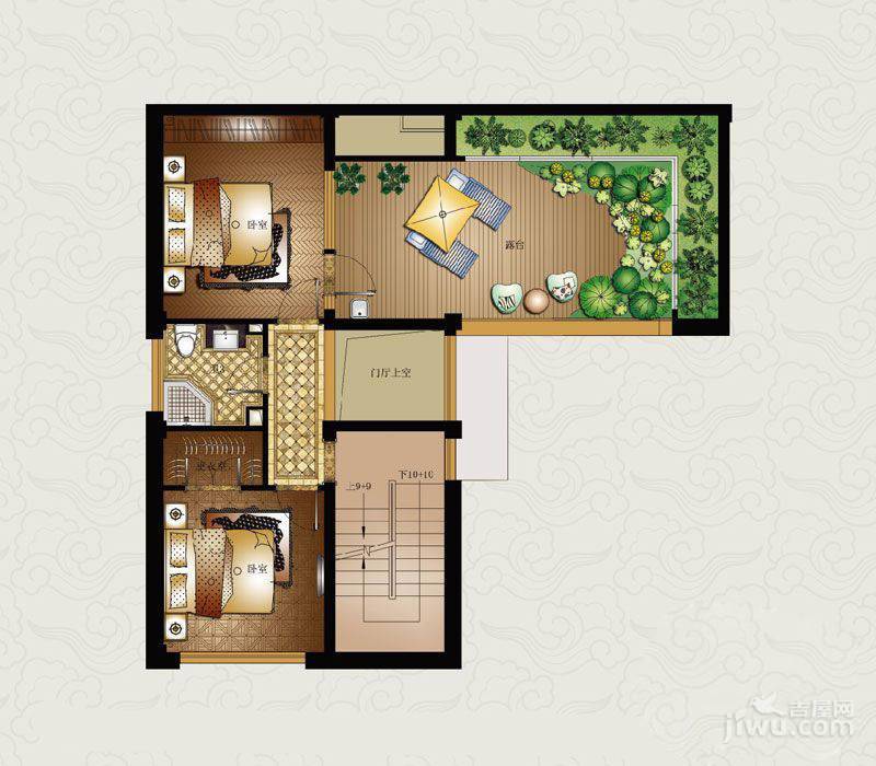 硅谷商墅5室4厅4卫269㎡户型图