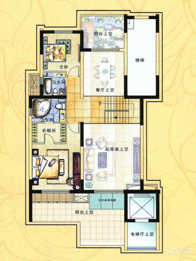 藍堡公館d戶型圖|藍堡公館5房2廳2衛戶型圖_金山藍堡公館