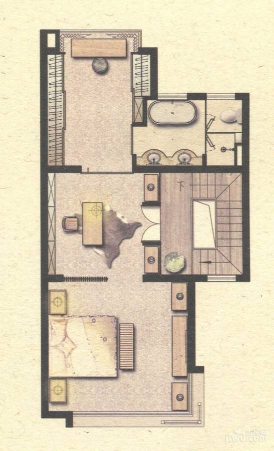 春江美庐别墅普通住宅138㎡户型图