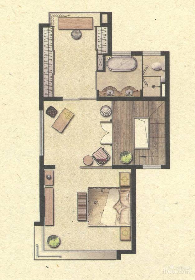 春江美庐别墅普通住宅138㎡户型图