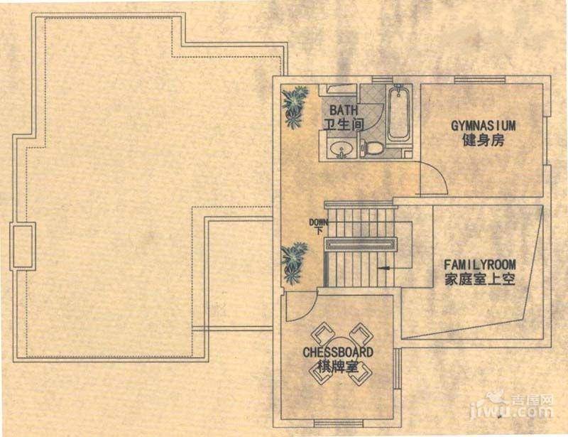 圣特丽墅都市阳光5室4厅4卫523㎡户型图