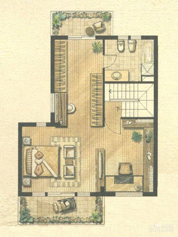 两河流域普通住宅264.8㎡户型图