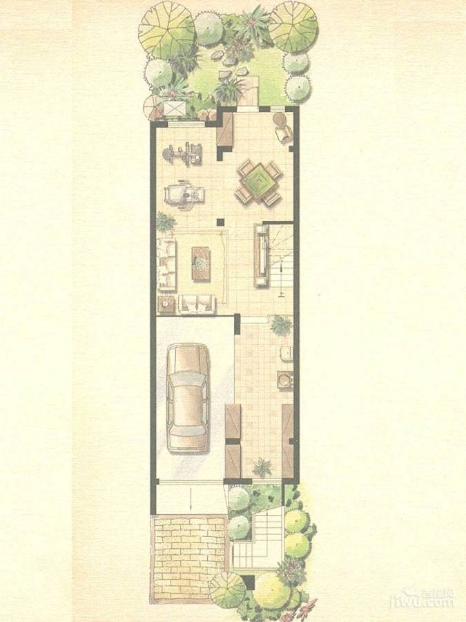 两河流域普通住宅193.8㎡户型图